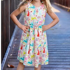 Girls Bunny Summer Dress